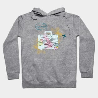 Pack your bags and travel to the UK Hoodie